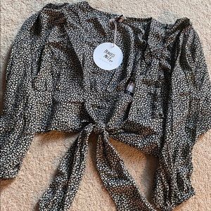 Princess Polly New Mood Top x Black